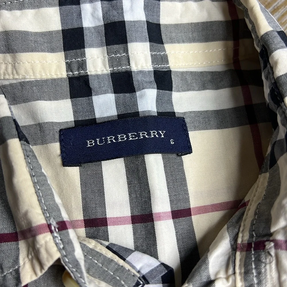 BURBERRY Little Boy Shortsleeve Button-Down Shirt 6